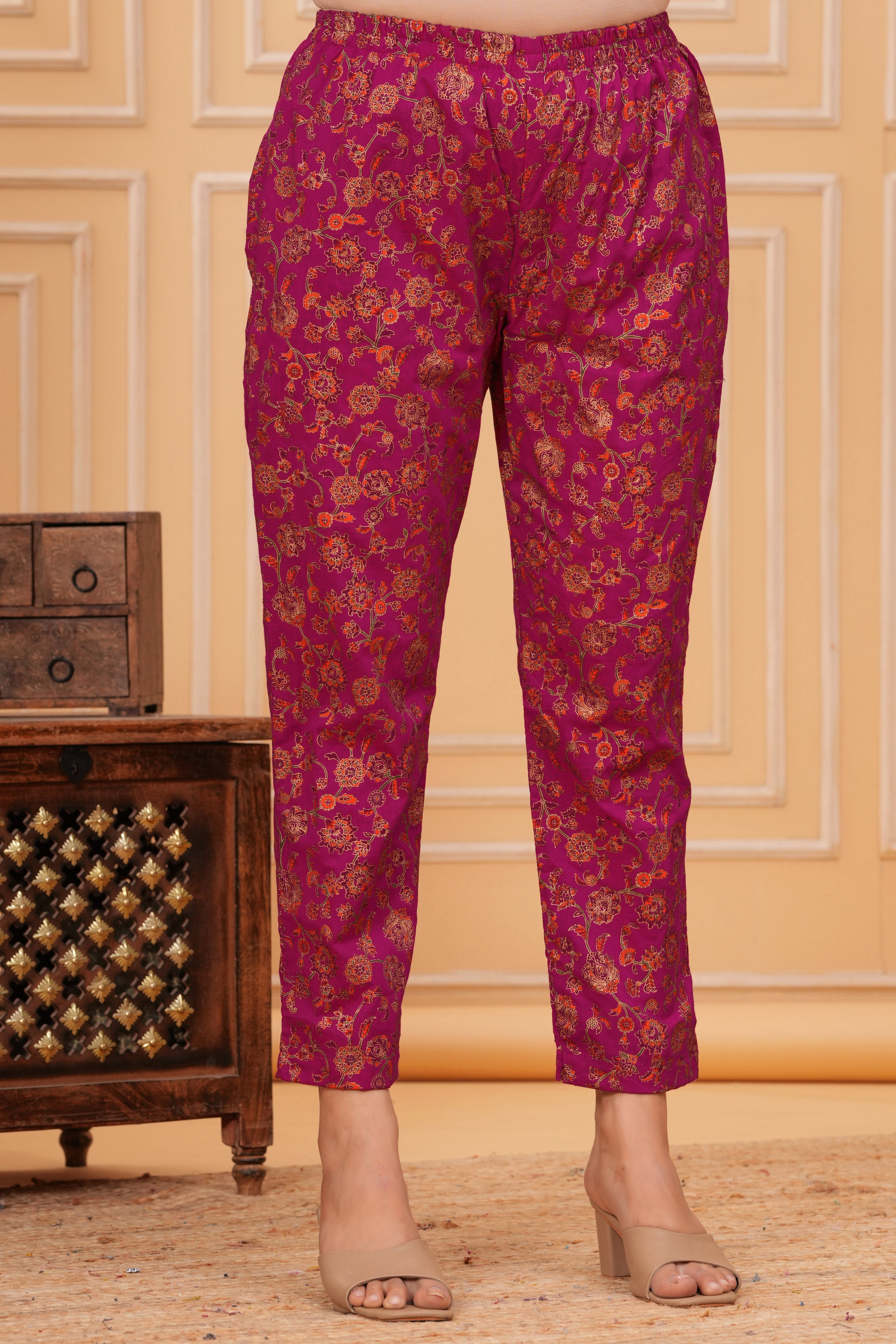 Plum Blossom Maternity Cotton Co-ord Set