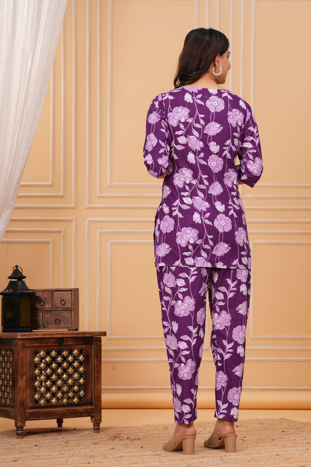 Lavender Dreams Maternity Cotton Co-ord Set