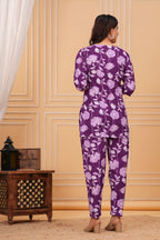 Lavender Dreams Maternity Cotton Co-ord Set