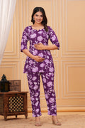 Lavender Dreams Maternity Cotton Co-ord Set