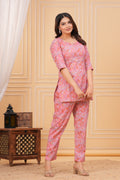 Rosy Garden Maternity Cotton Co-ord Set