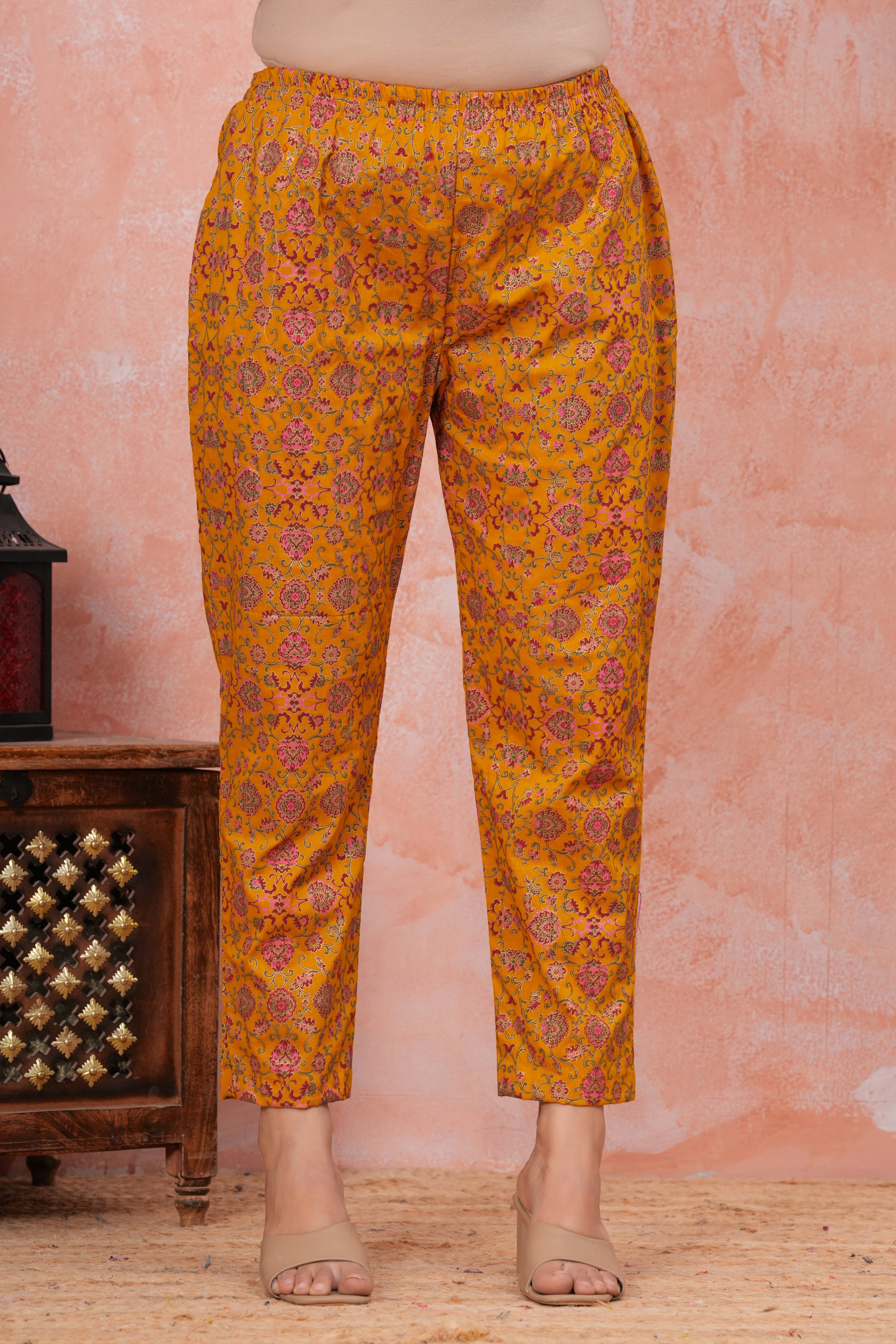Golden Ochre Maternity Cotton Co-ord Set