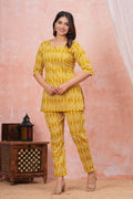 Olive Meadow Maternity Cotton Co-ord Set