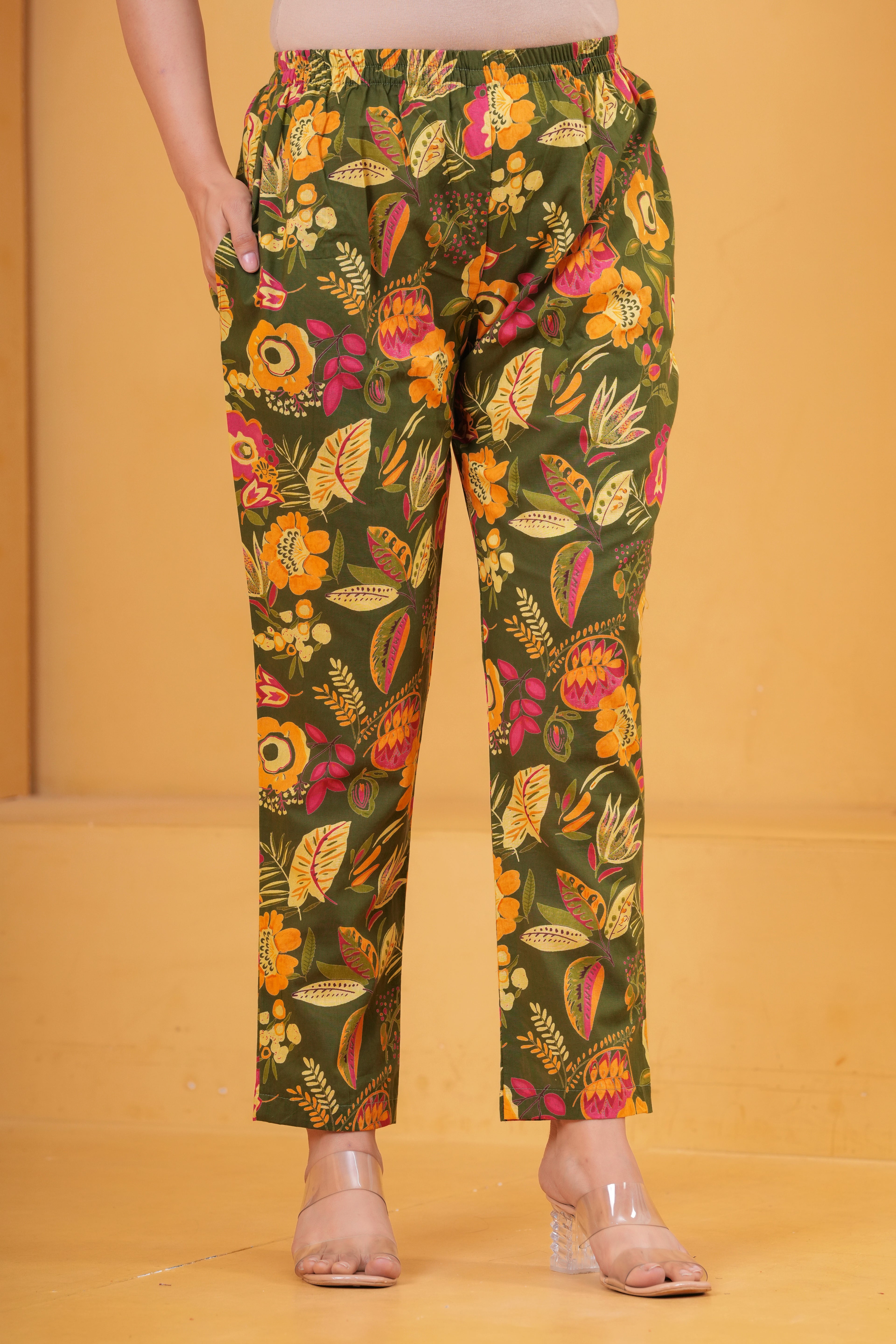 Olive Meadow Maternity Cotton Co-ord Set