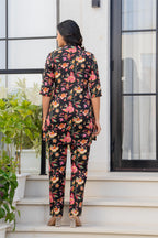 Mystic Midnight Floral Cotton Co-ord Set