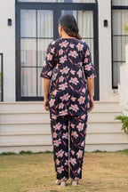 Midnight Lily Cotton Co-ord Set